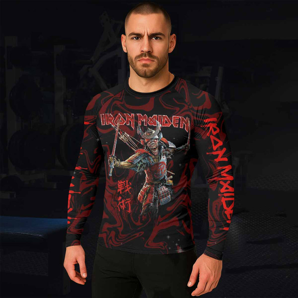 Iron Maiden Senjutsu Samurai Eddie Rash Guard