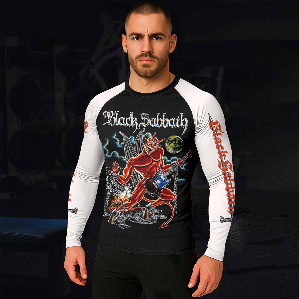 Black Sabbath Live Evil Rash Guard