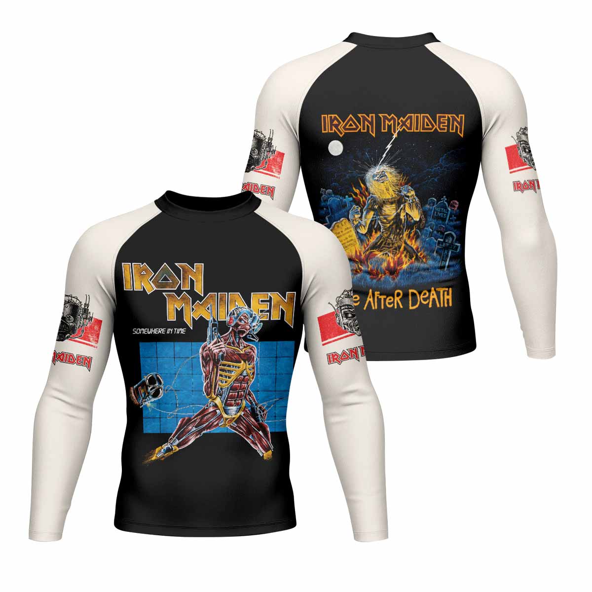 Iron Maiden Live After Death Rash Guard