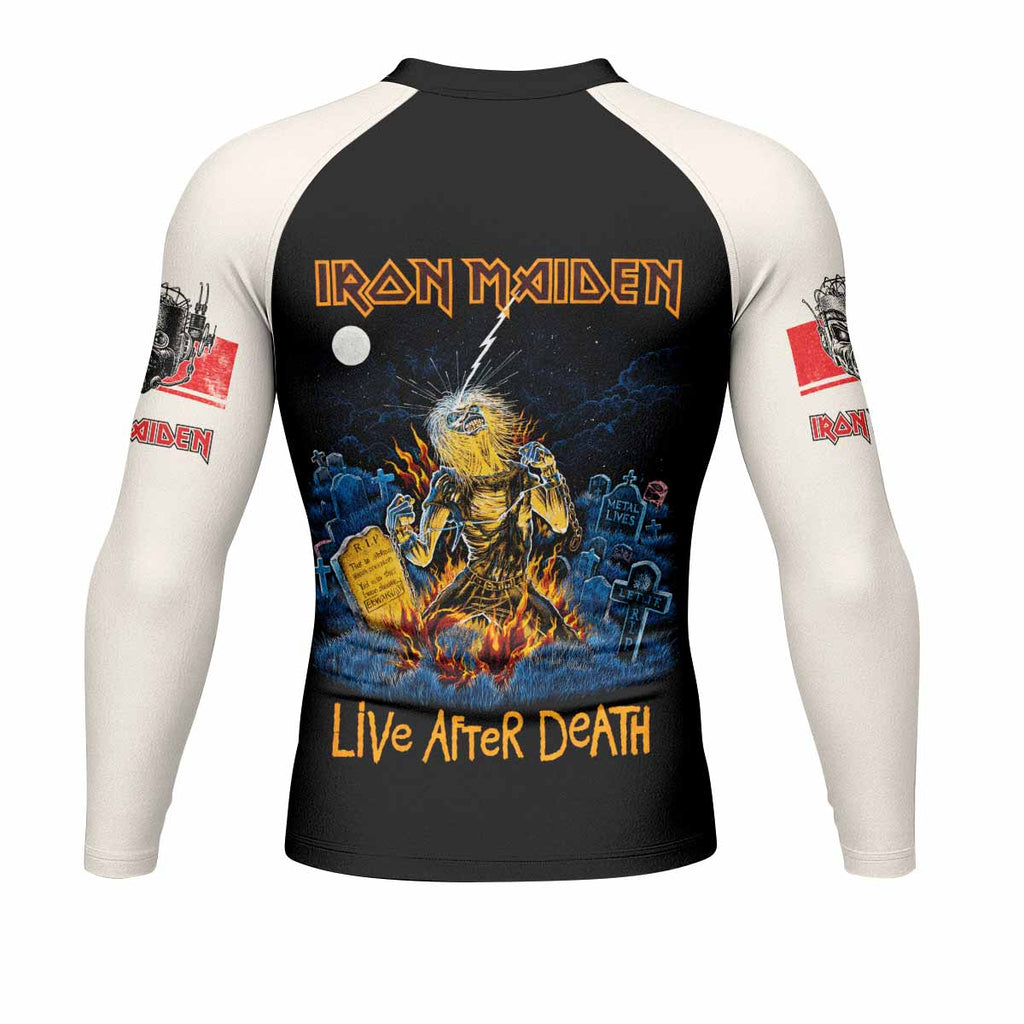 Iron Maiden Live After Death Rash Guard
