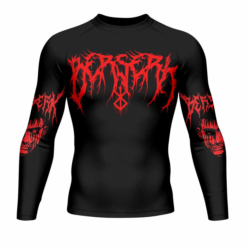 Berserk Metal Skull Knight Rash Guard
