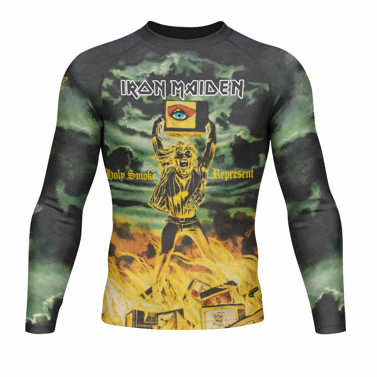 Iron Maiden Holy Smoke Rash Guard