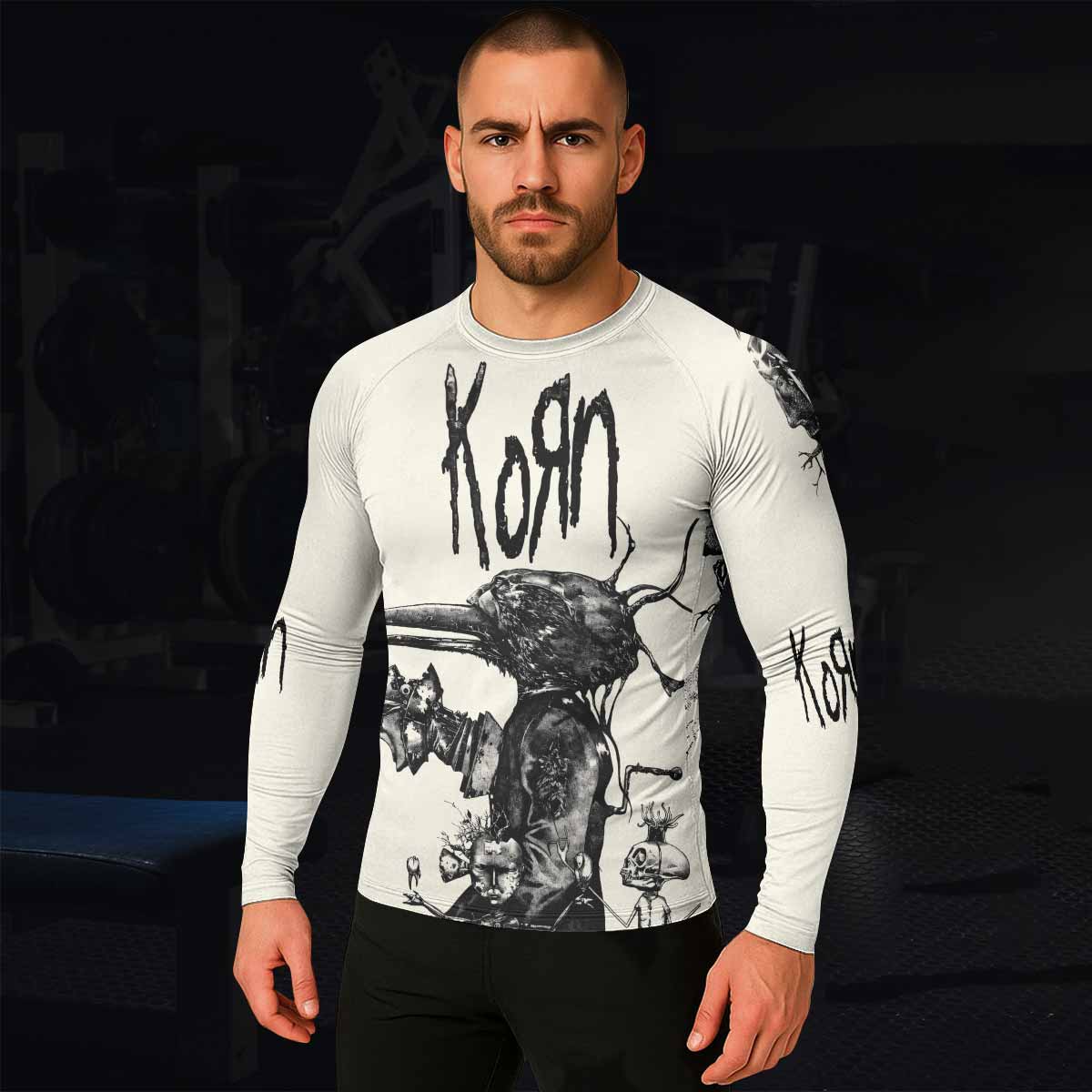 Korn Eye Of Heart Rash Guard