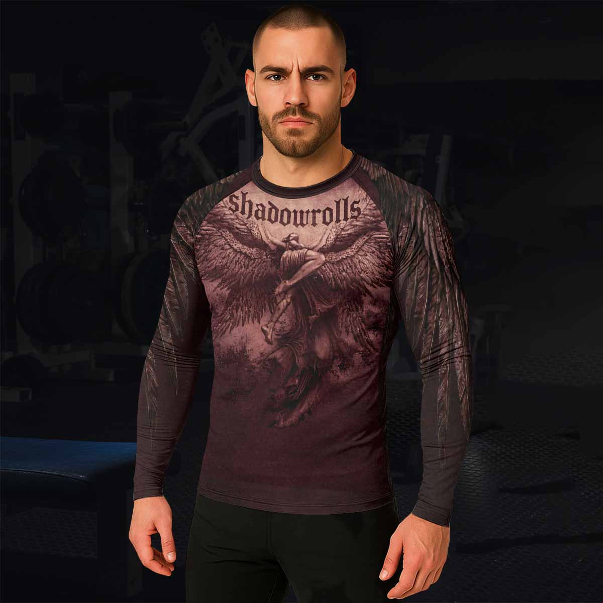 Bones of Grace Dark Angel Rash Guard