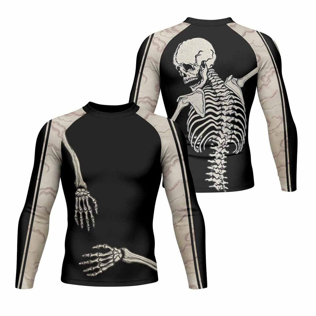 Bare Bones Skeleton Rash Guard