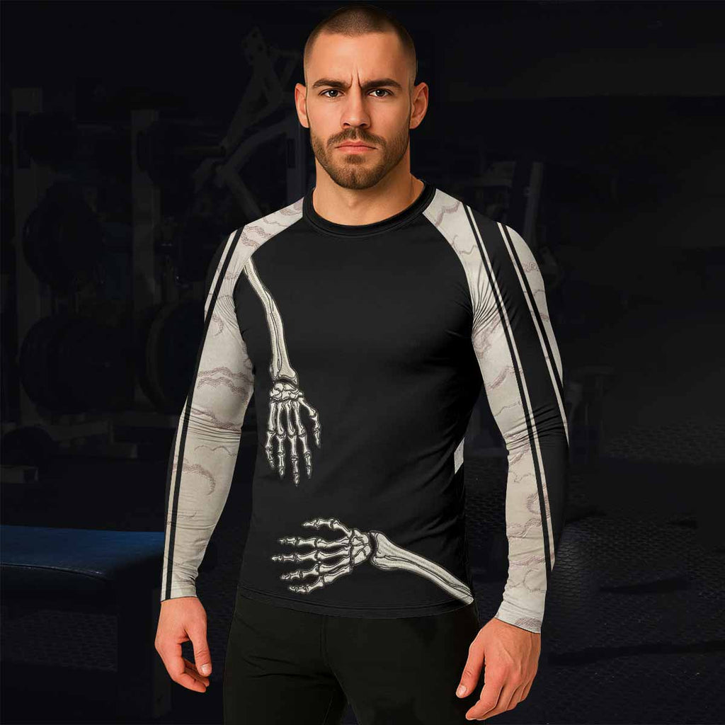 Bare Bones Skeleton Rash Guard