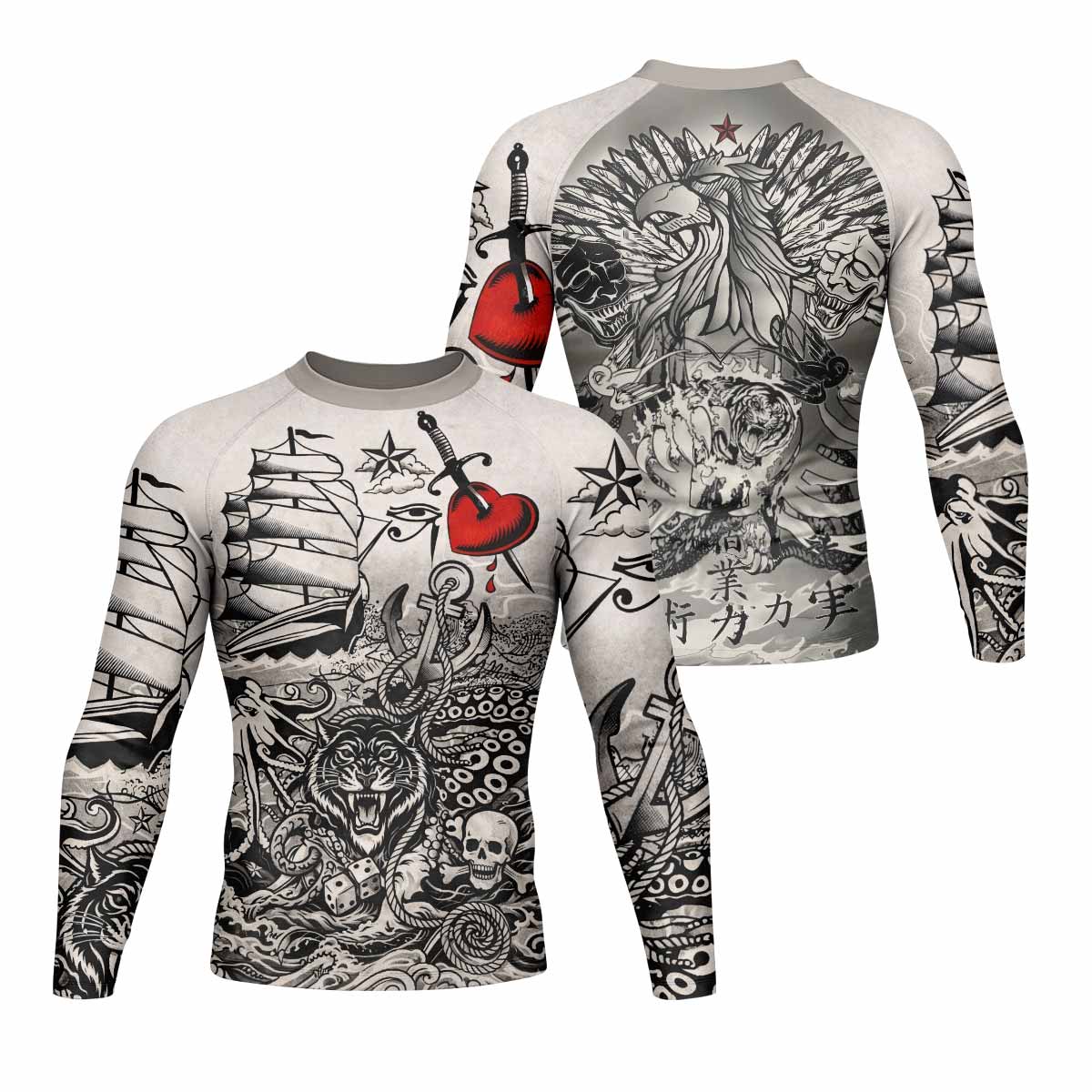 Savage Ocean Irezumi Rash Guard
