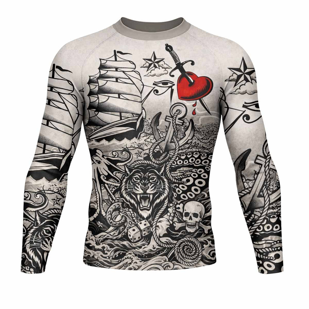 Savage Ocean Irezumi Rash Guard