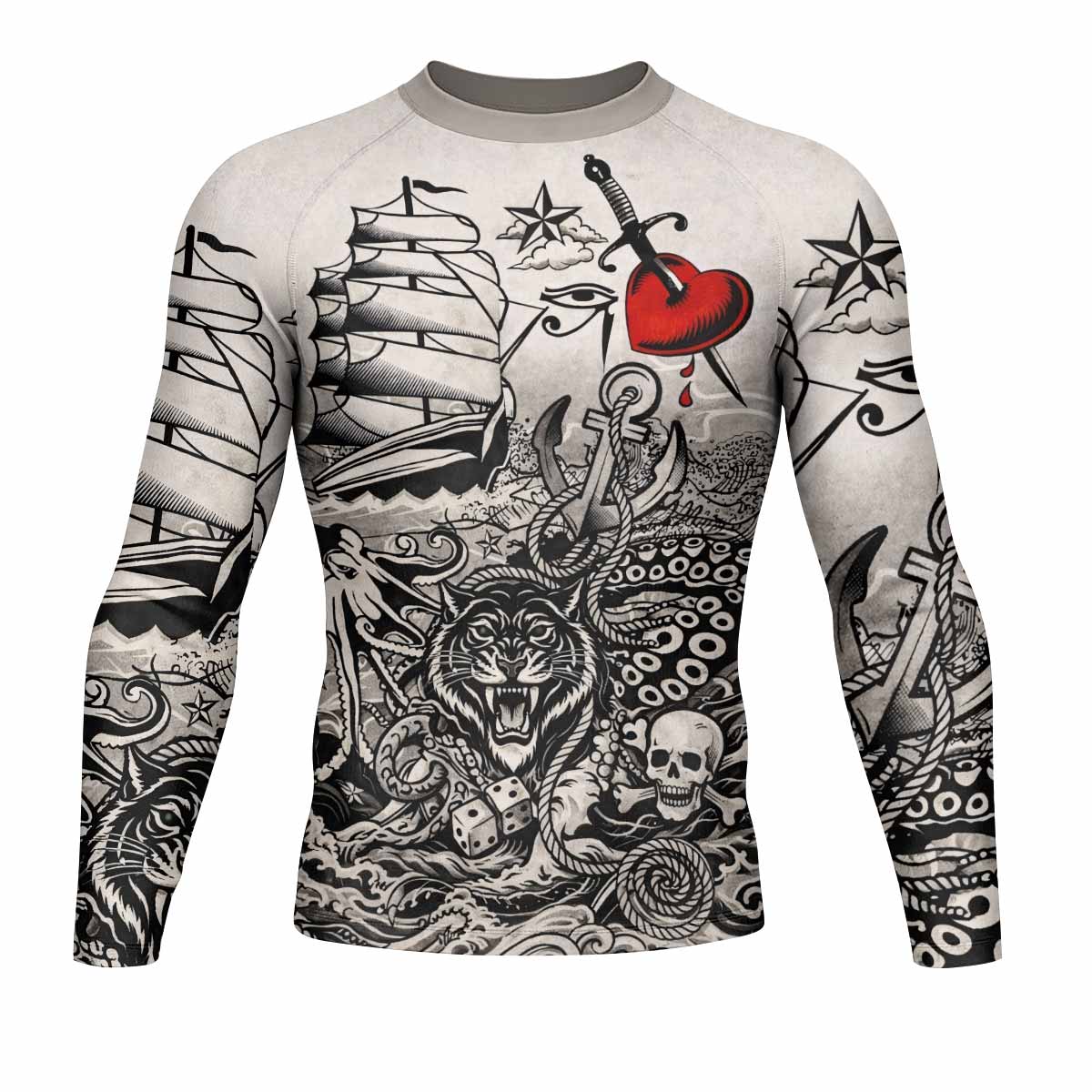 Savage Ocean Irezumi Rash Guard