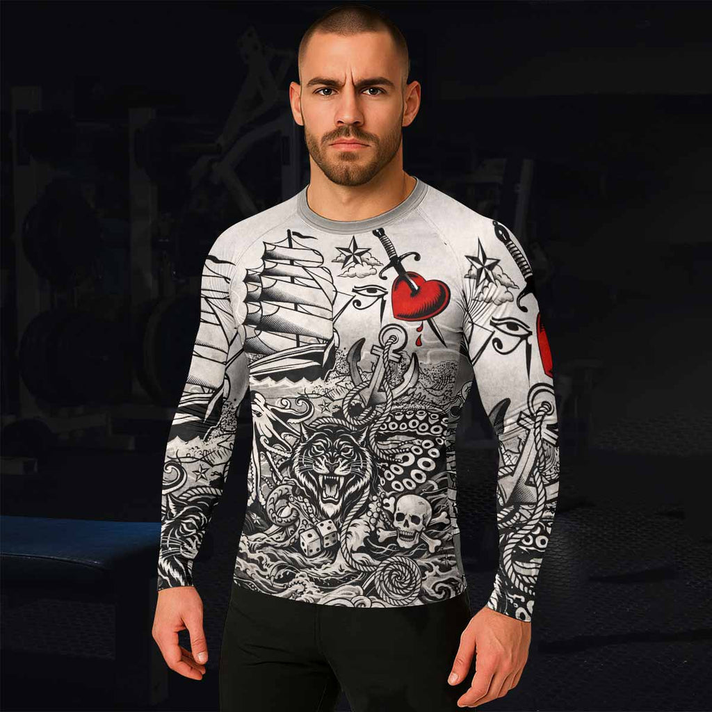 Savage Ocean Irezumi Rash Guard