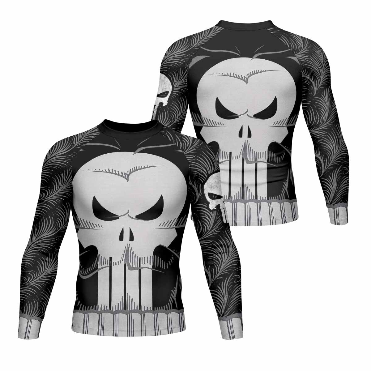 Punisher Skull Tactical Rash Guard