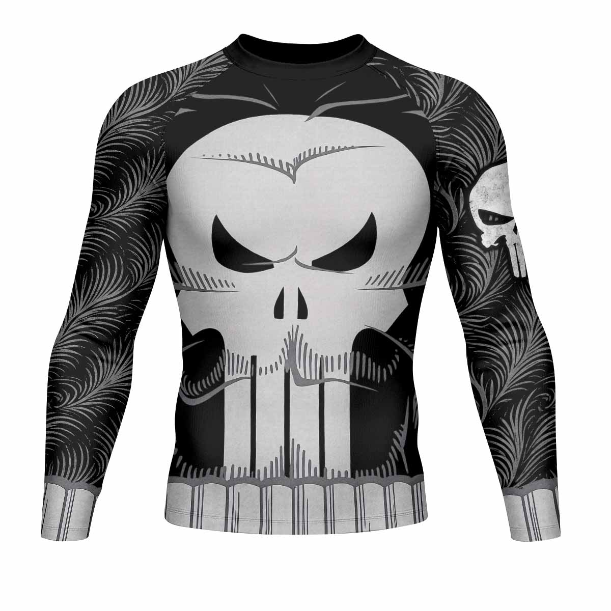 Punisher Skull Tactical Rash Guard