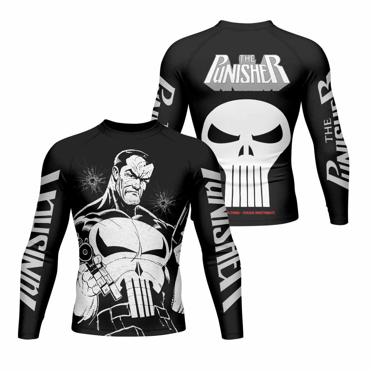 The Punisher Comic Frank Castle Rash Guard