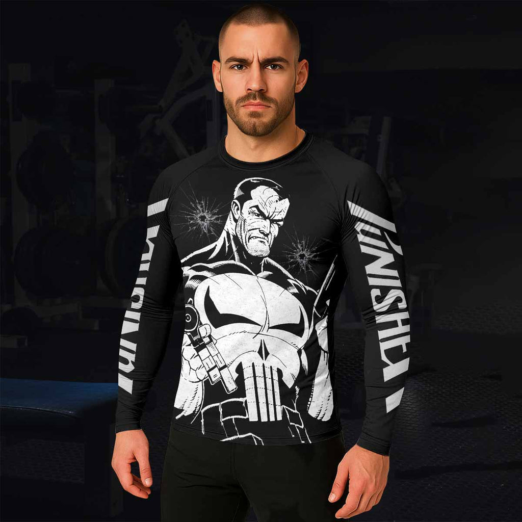 The Punisher Comic Frank Castle Rash Guard