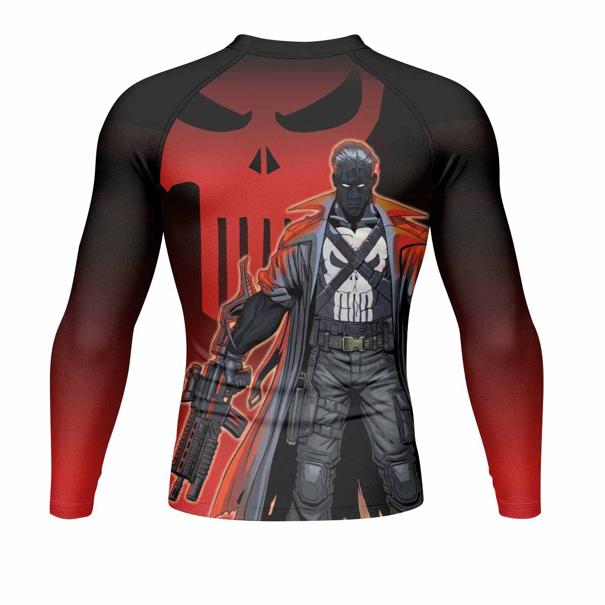 The Punisher Red Frank Castle Rash Guard