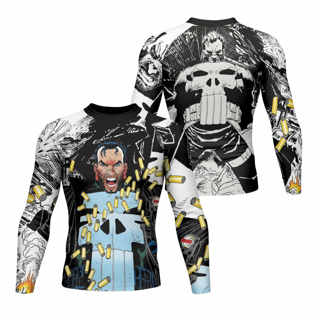 Punisher Bullet Storm Frank Castle Rash Guard