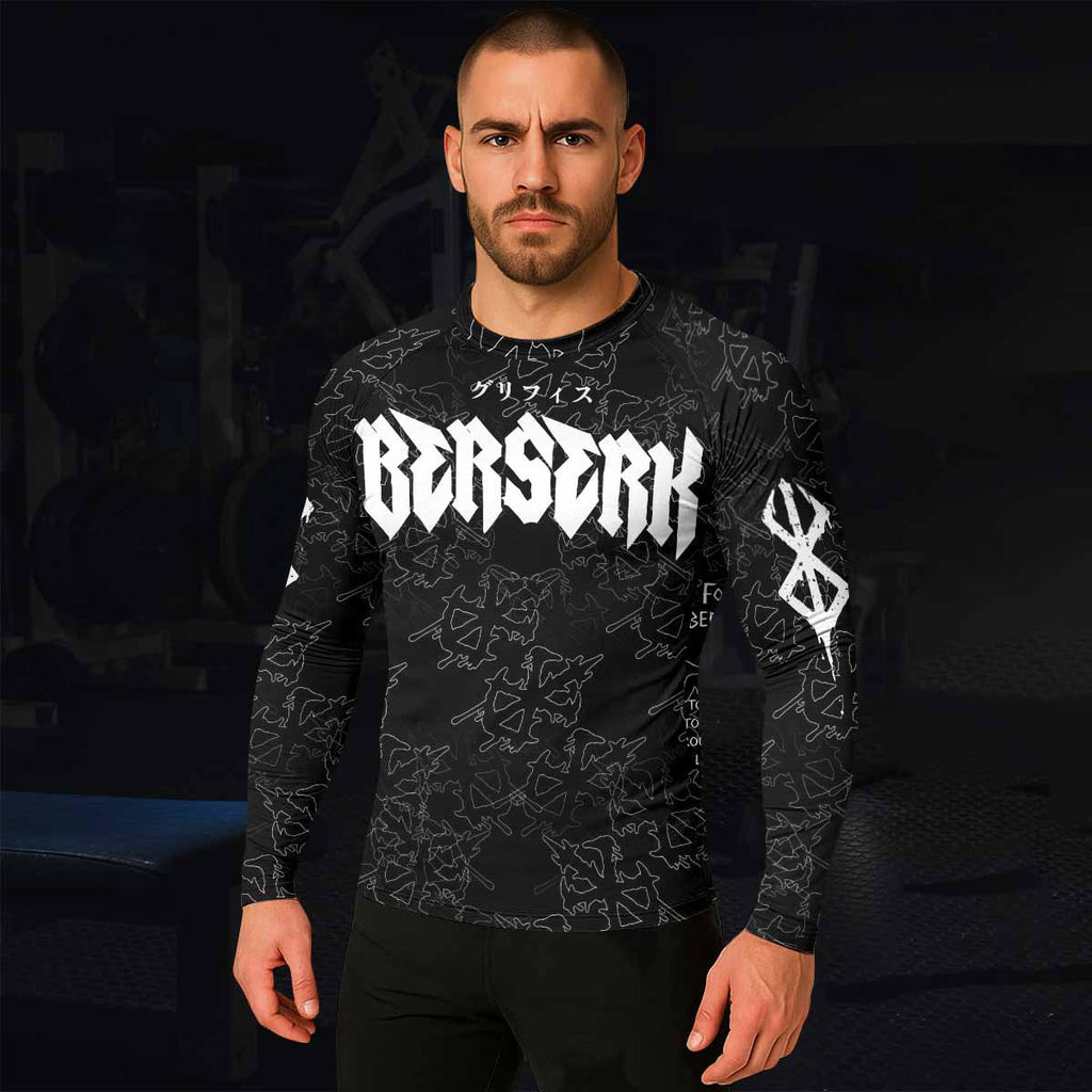 Berserk Dragon Slayer Skull Rash Guard
