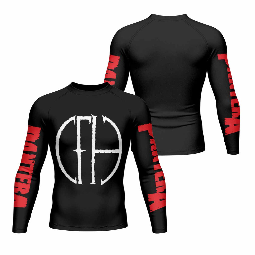 Pantera Cowboys From Hell Logo Rash Guard