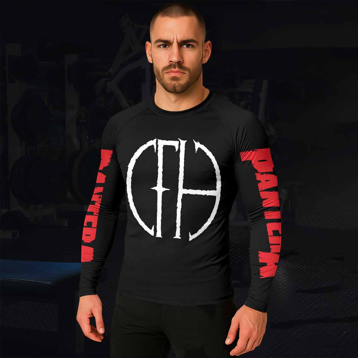 Pantera Cowboys From Hell Logo Rash Guard