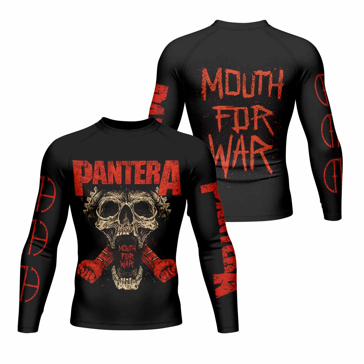 Pantera Mouth for War Rash Guard
