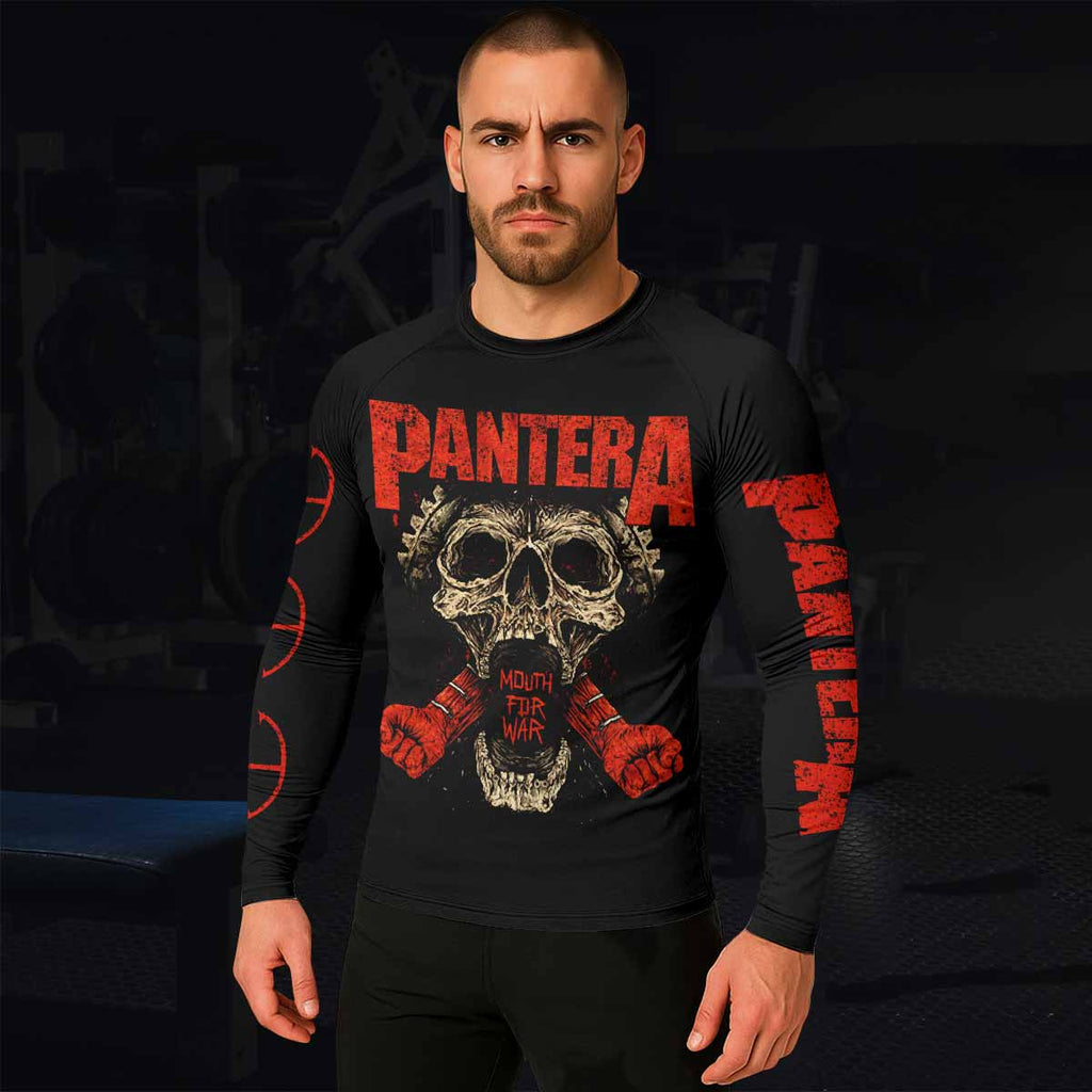 Pantera Mouth for War Rash Guard