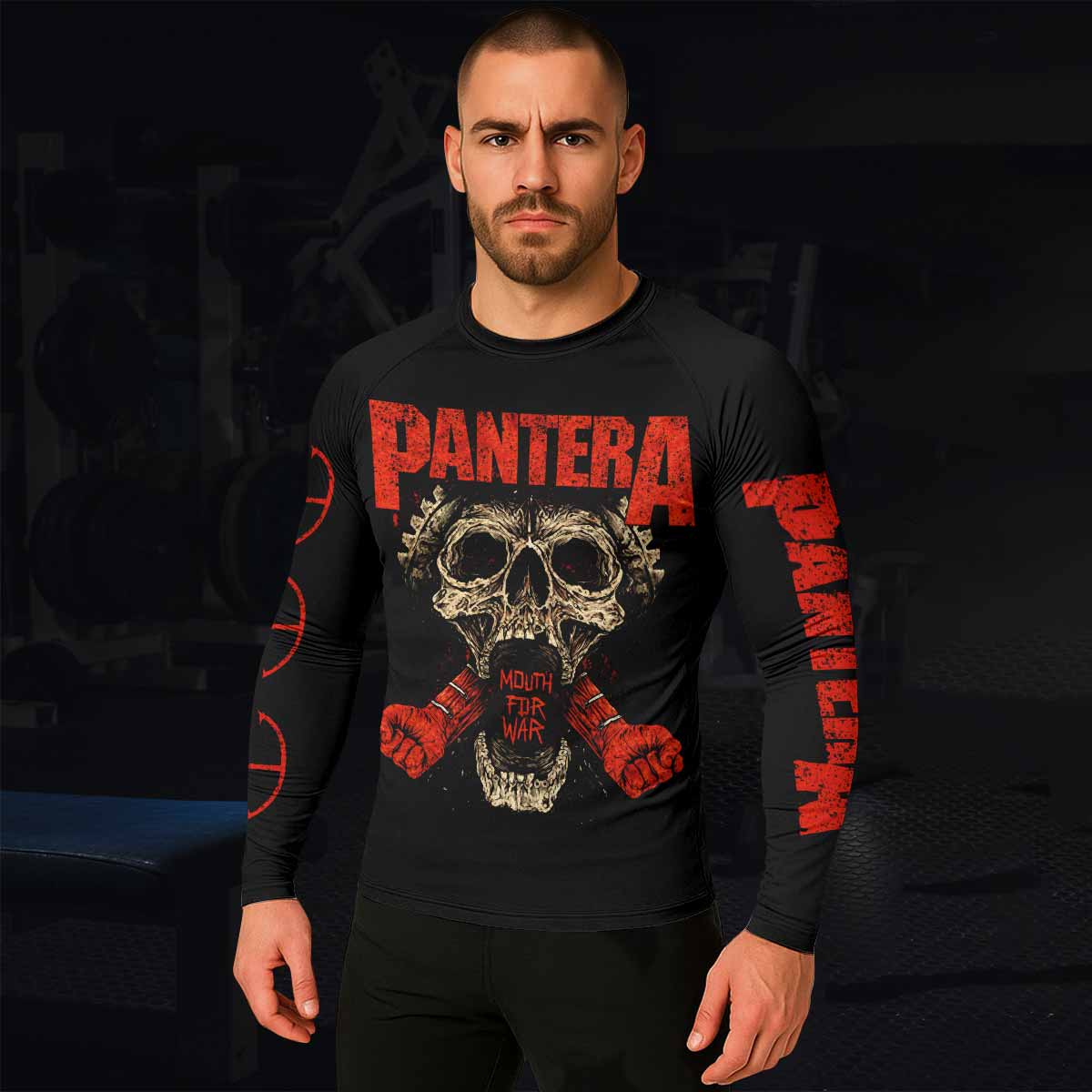 Pantera Mouth for War Rash Guard