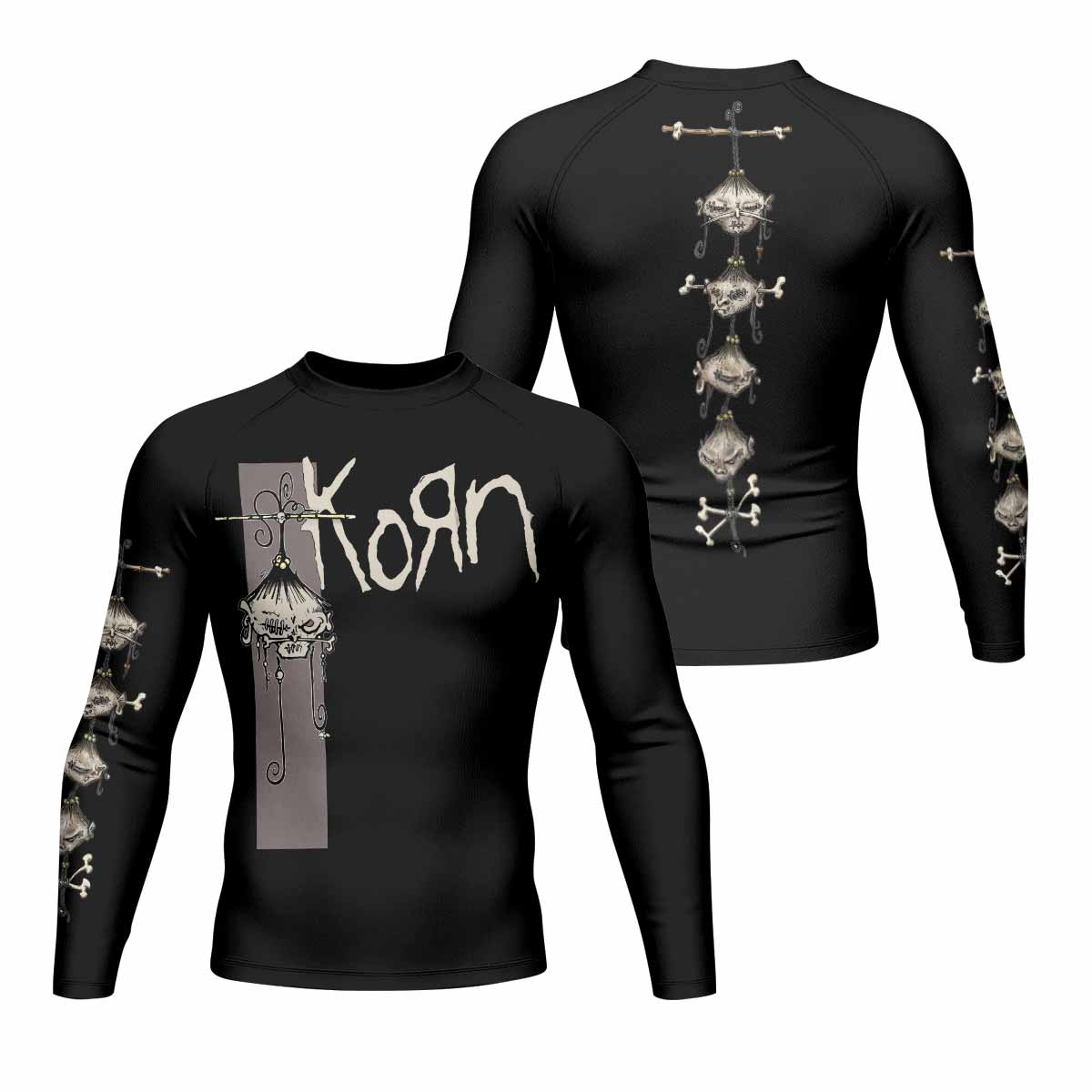 Korn Gothic Spine Rash Guard