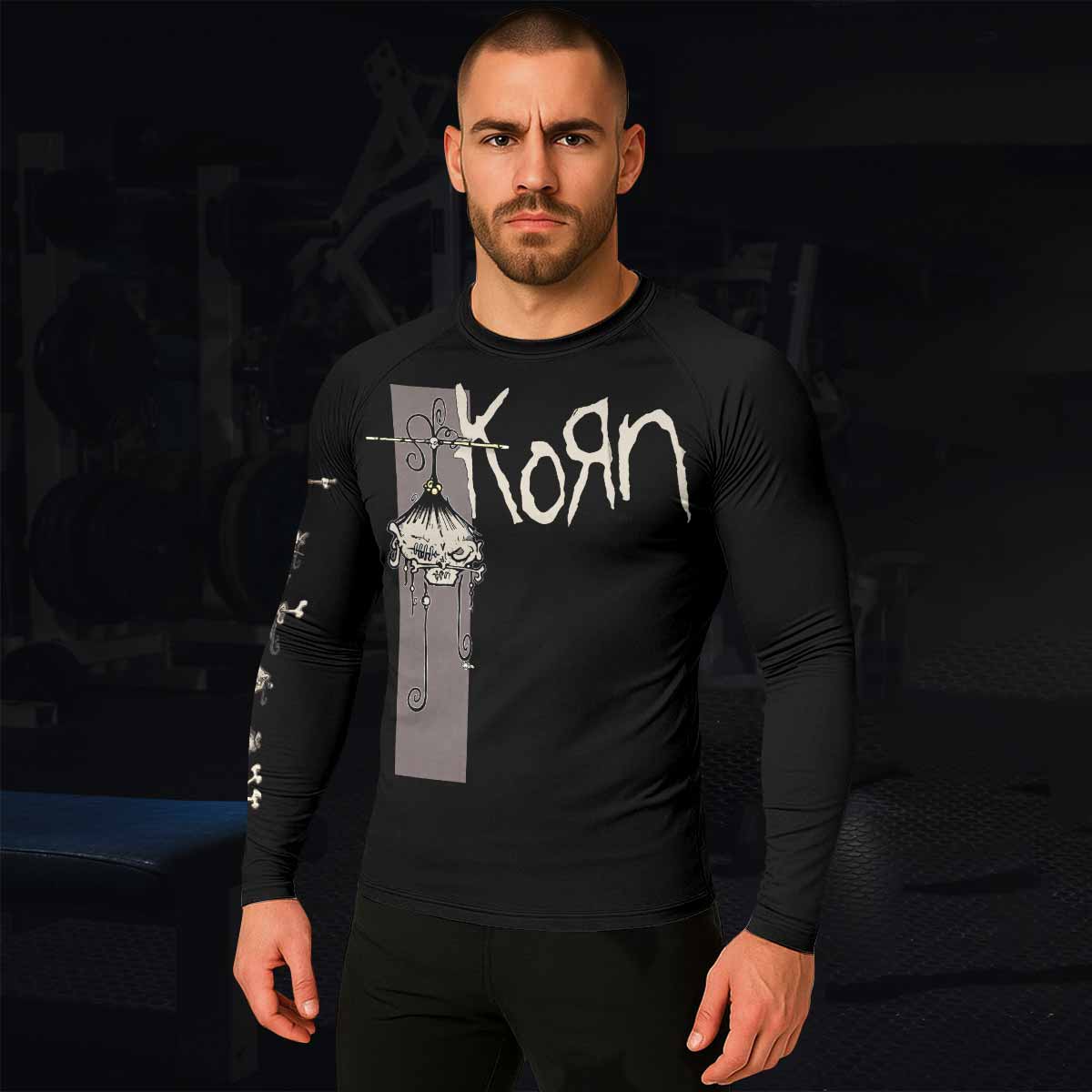 Korn Gothic Spine Rash Guard