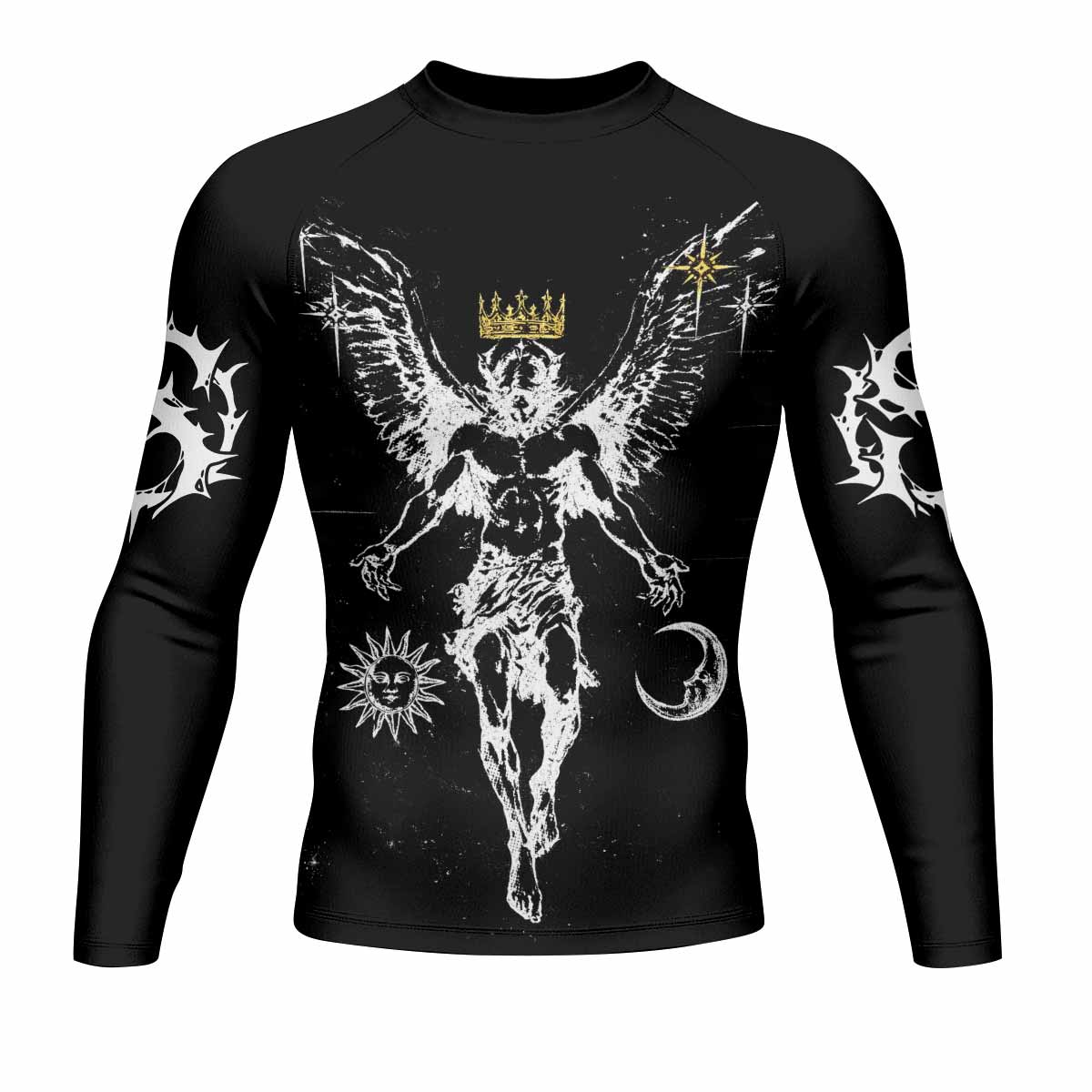 The Messenger Has Arrived Black Rash Guard