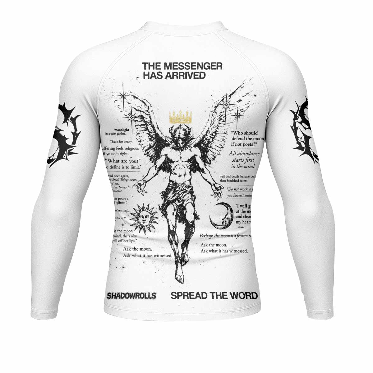 The Messenger Has Arrived White Rash Guard