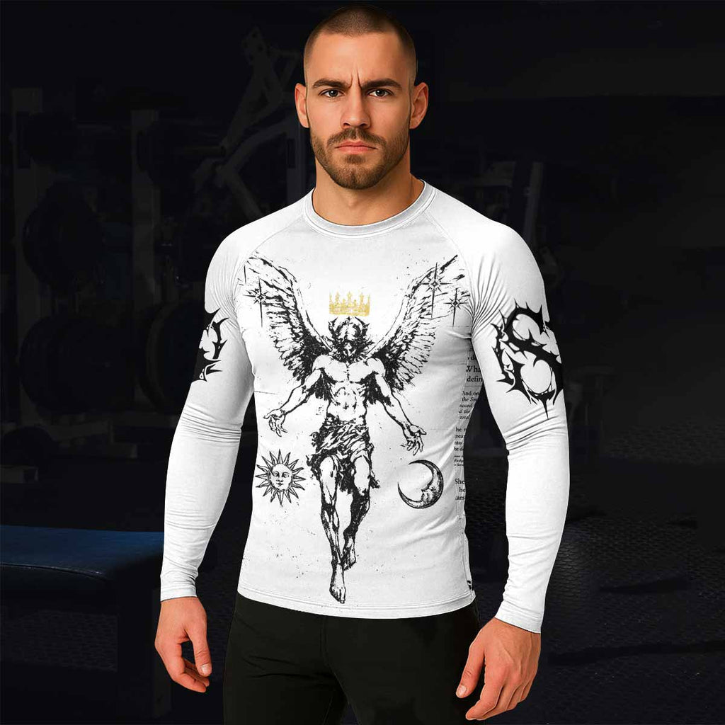 The Messenger Has Arrived White Rash Guard