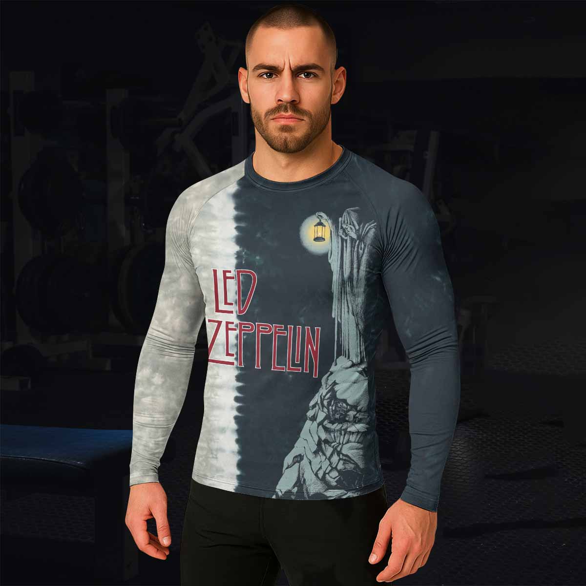 Led Zeppelin The Hermit Rash Guard