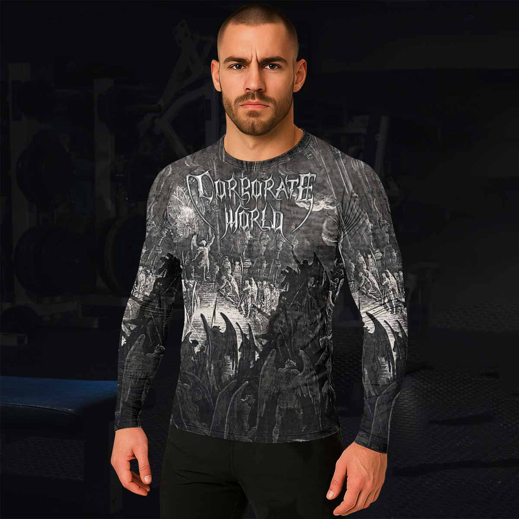 Corporate World Paradise Lost Rash Guard