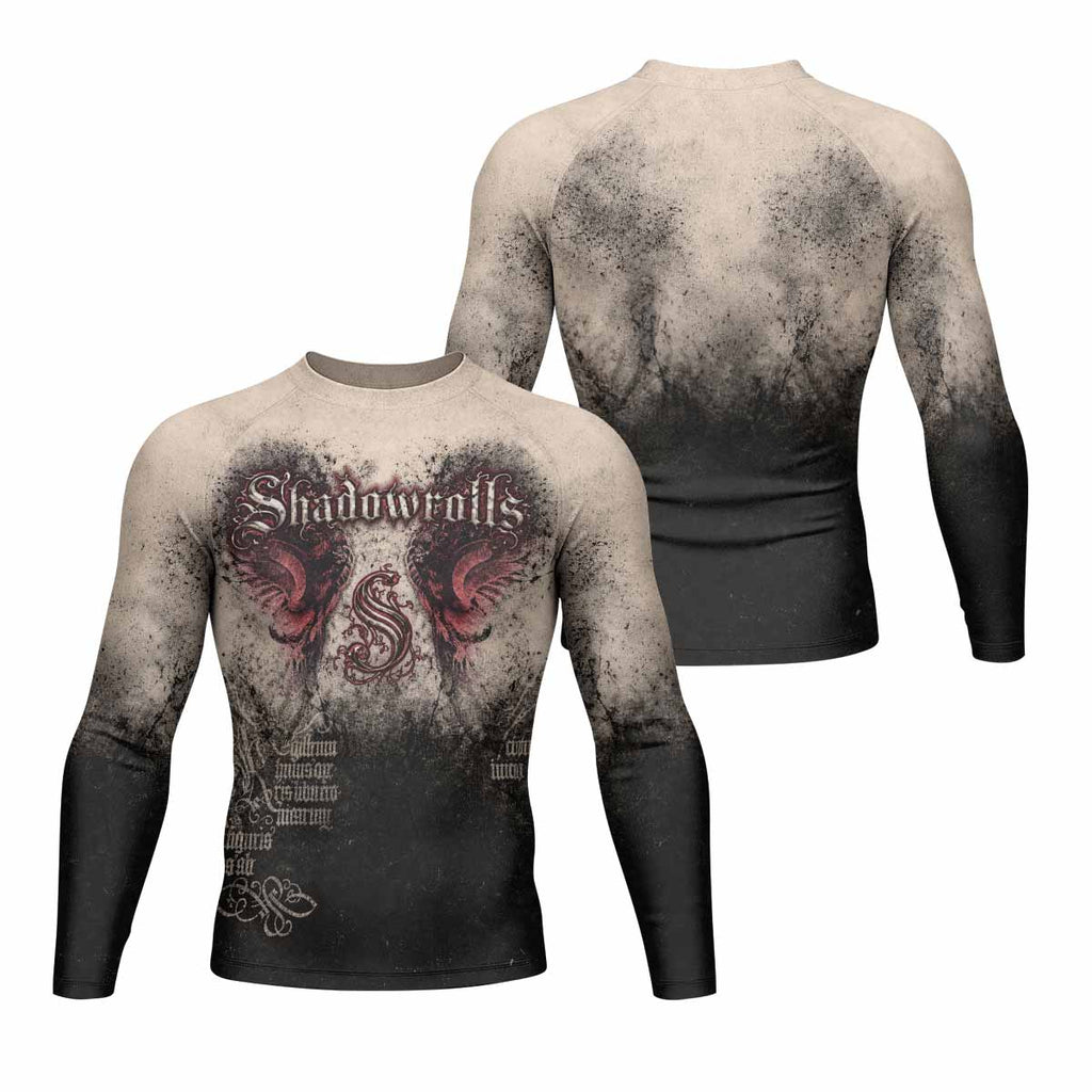 Grunge Smoke Gothic Rash Guard