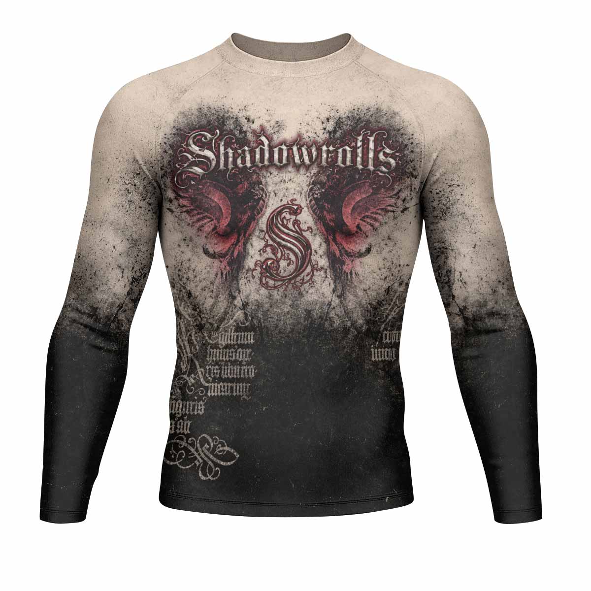 Grunge Smoke Gothic Rash Guard