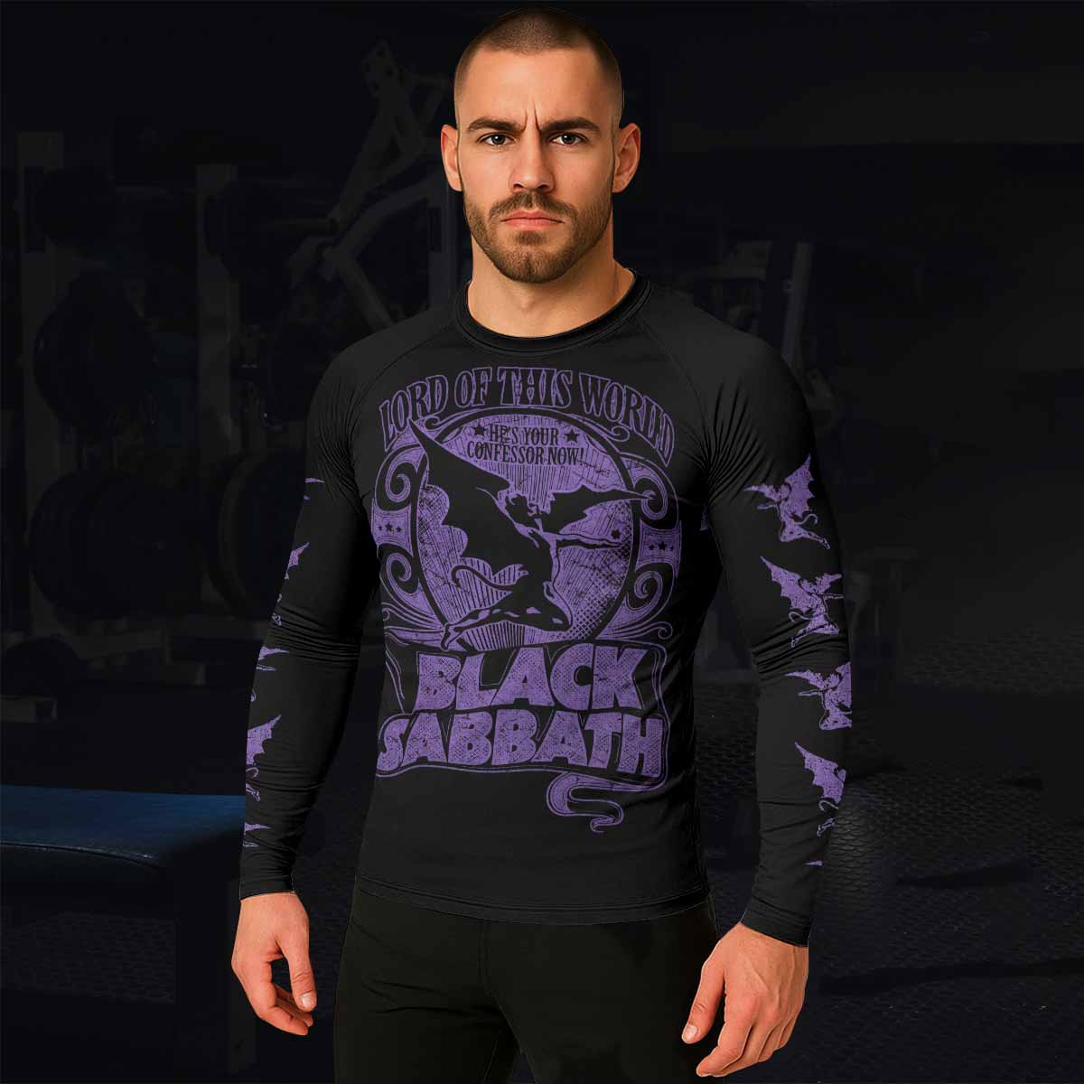 Black Sabbath Lord of This World Rash Guard