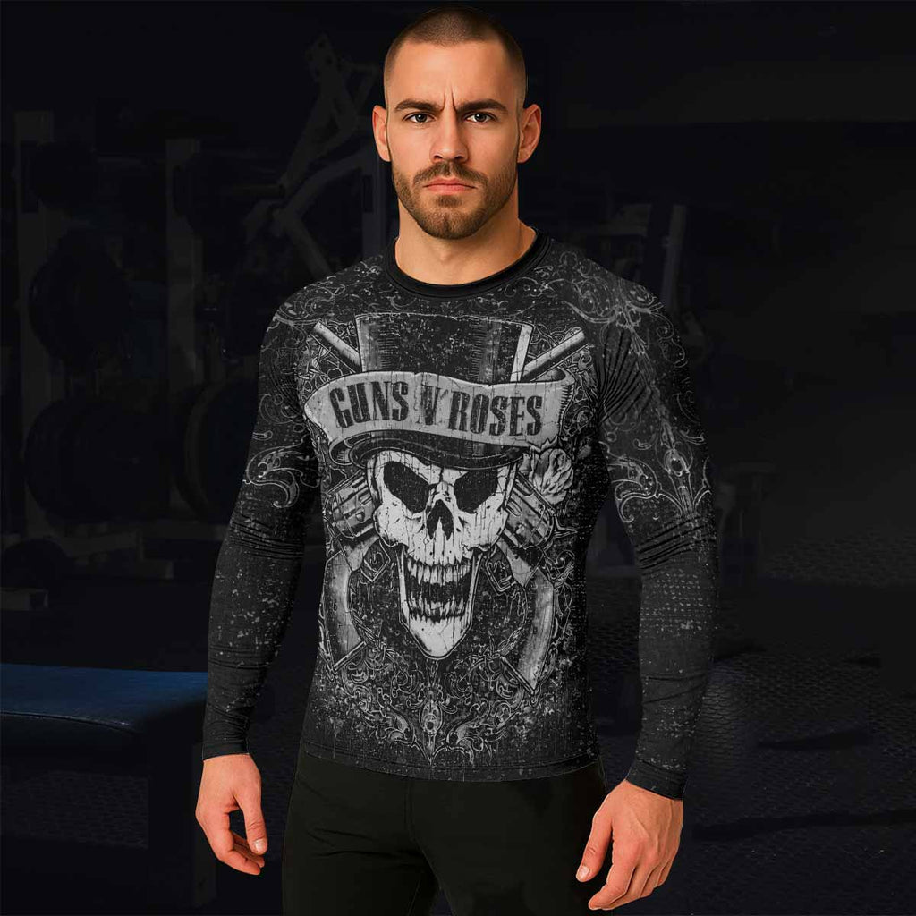 Guns N' Roses Skull Rash Guard