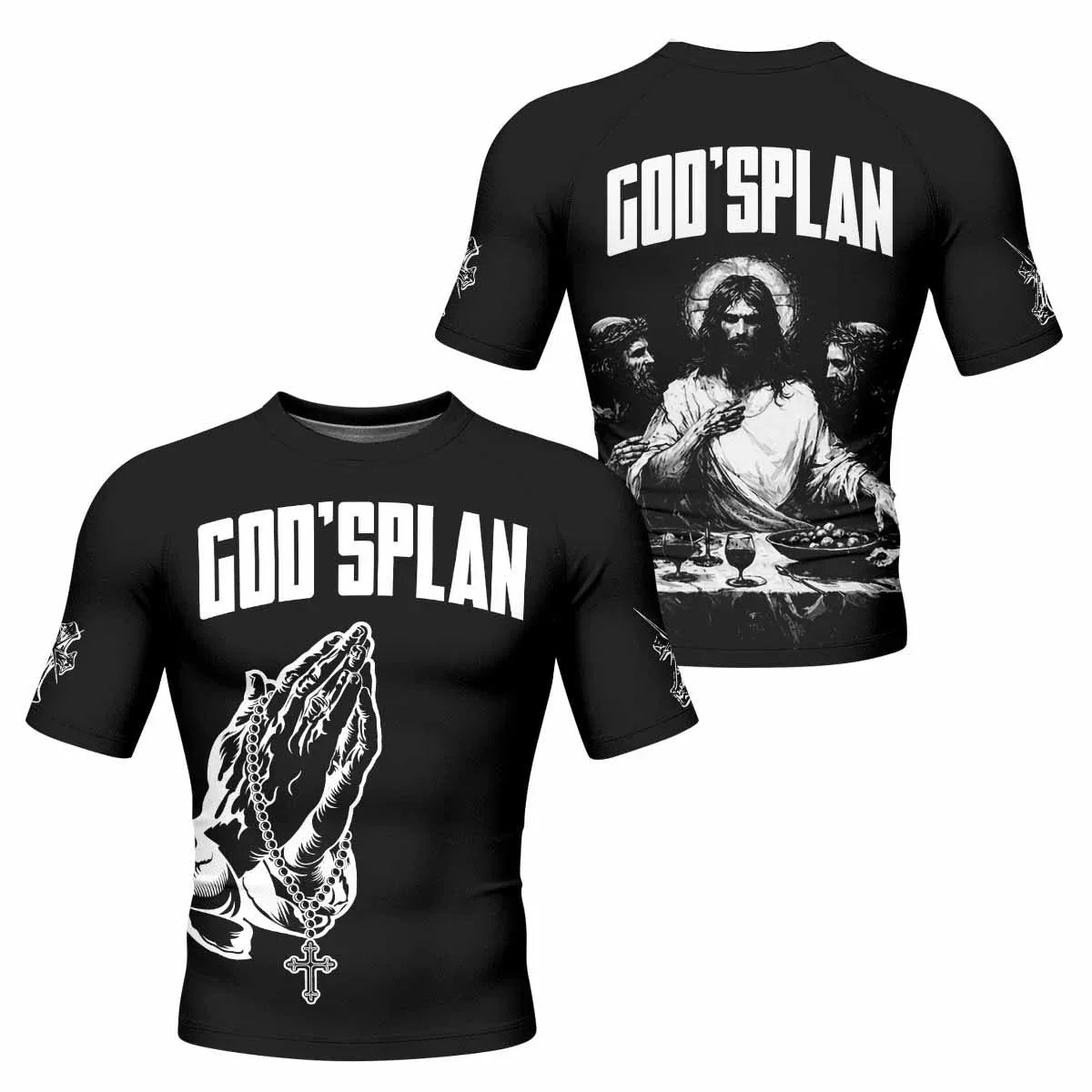God's Plan Rash Guard