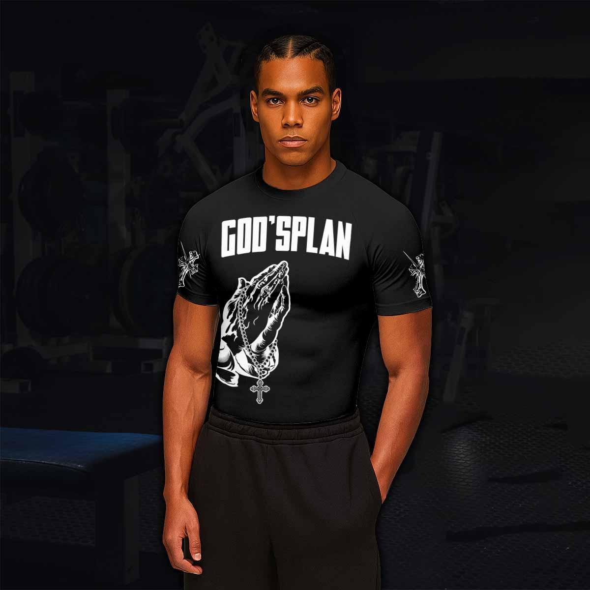 God's Plan Rash Guard