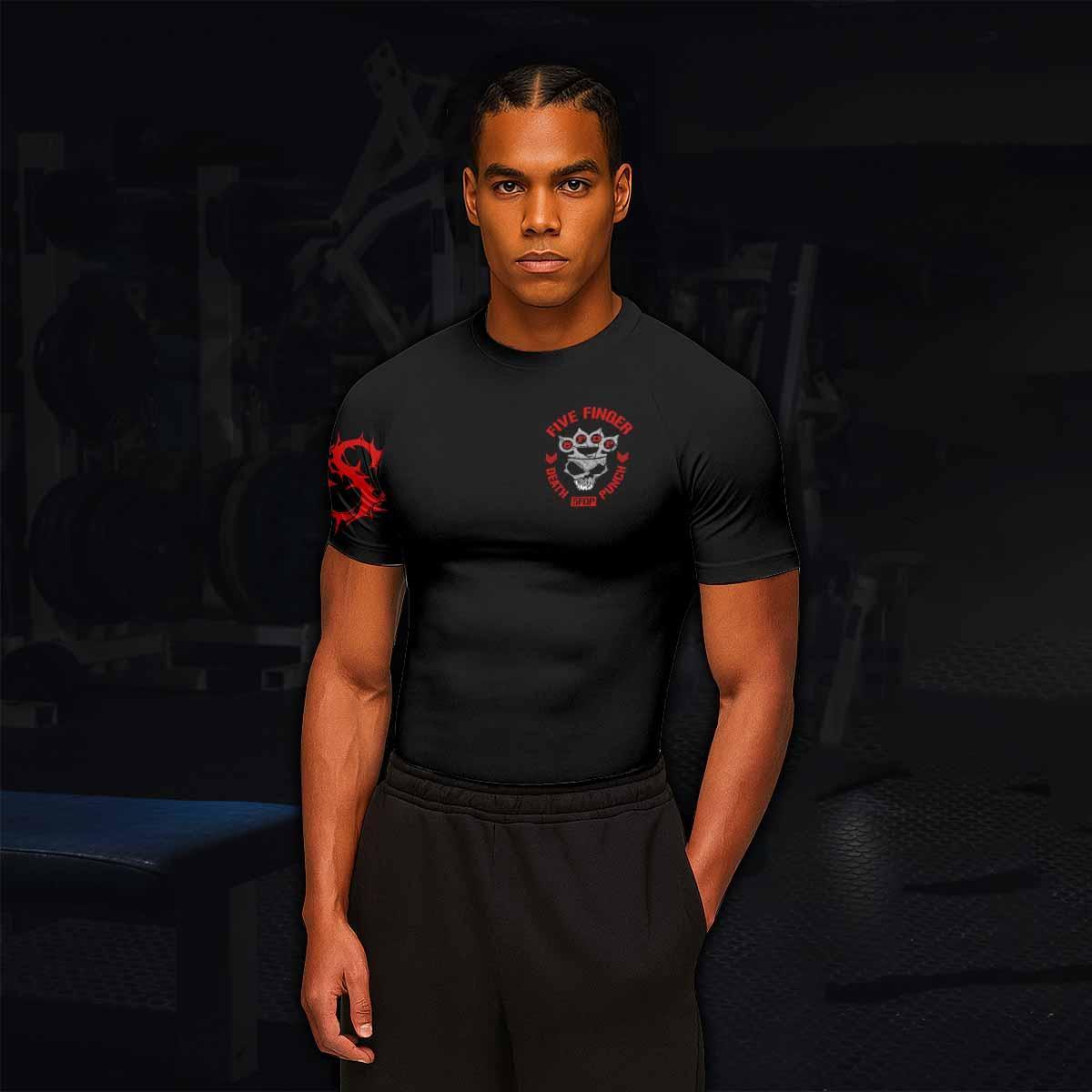 Five Finger Death Punch Shadowrolls Rash Guard