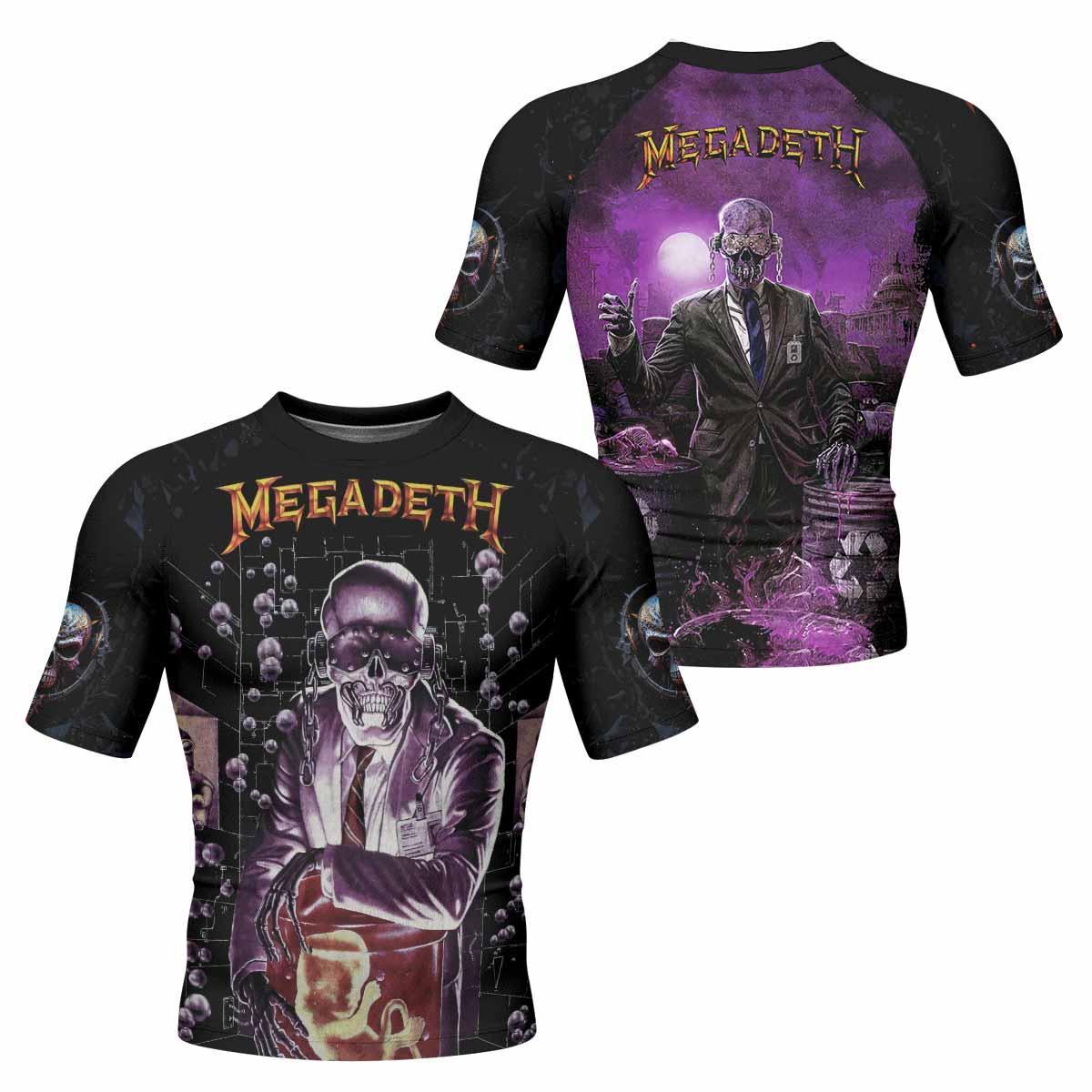 Megadeth Toxic Messiah Rash Guard