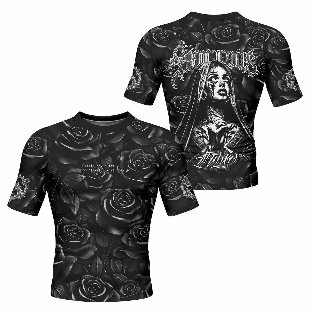Pray for the Rave Rash Guard