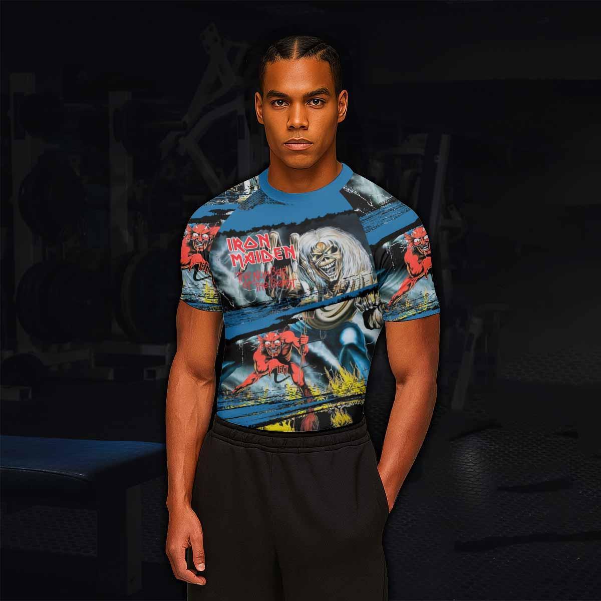 Iron Maiden The Number of the Beast Rash Guard