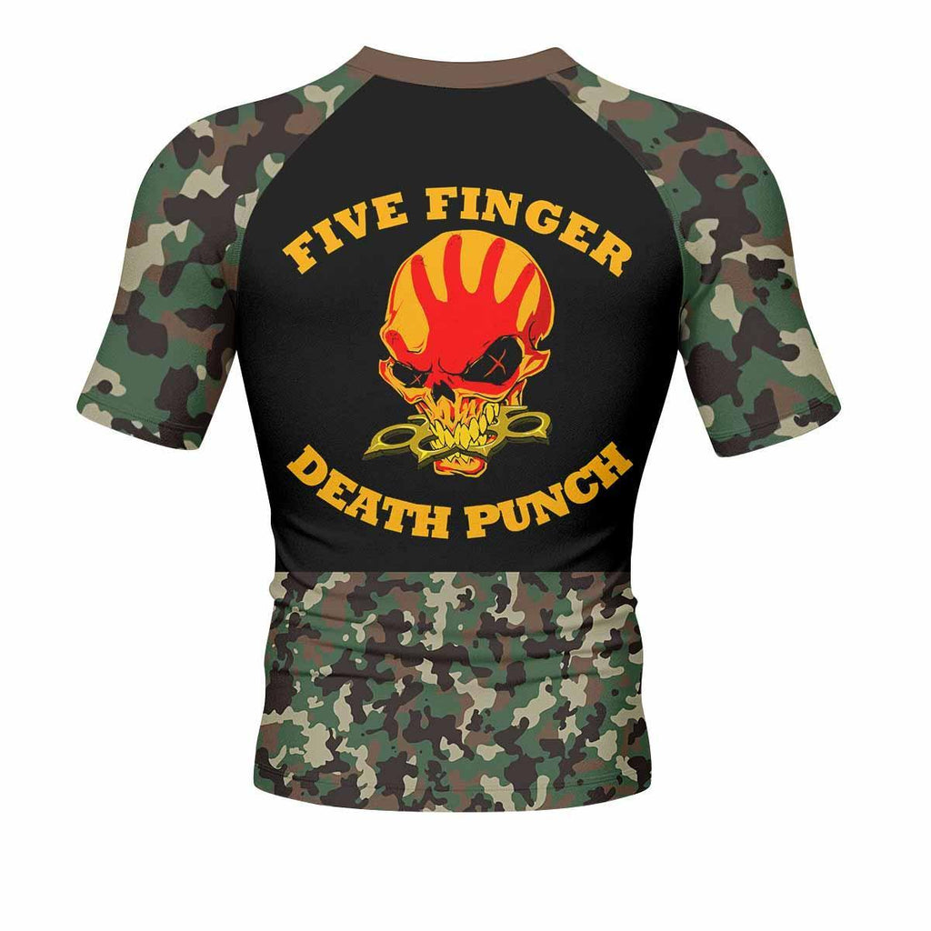 Five Finger Death Punch Camo Rash Guard