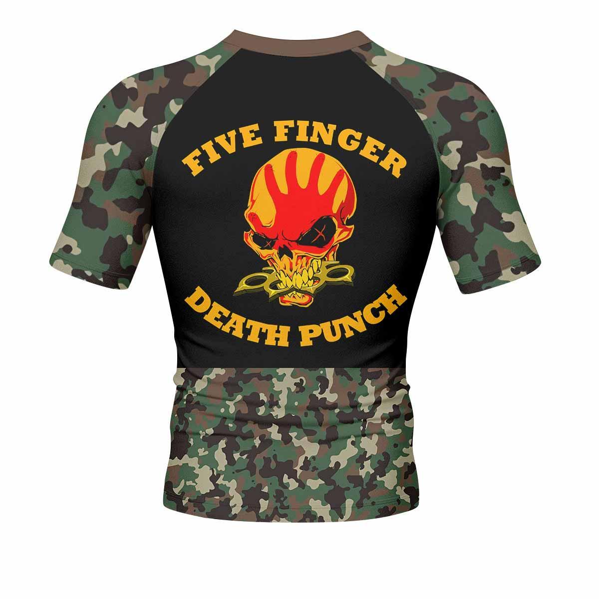 Five Finger Death Punch Camo Rash Guard
