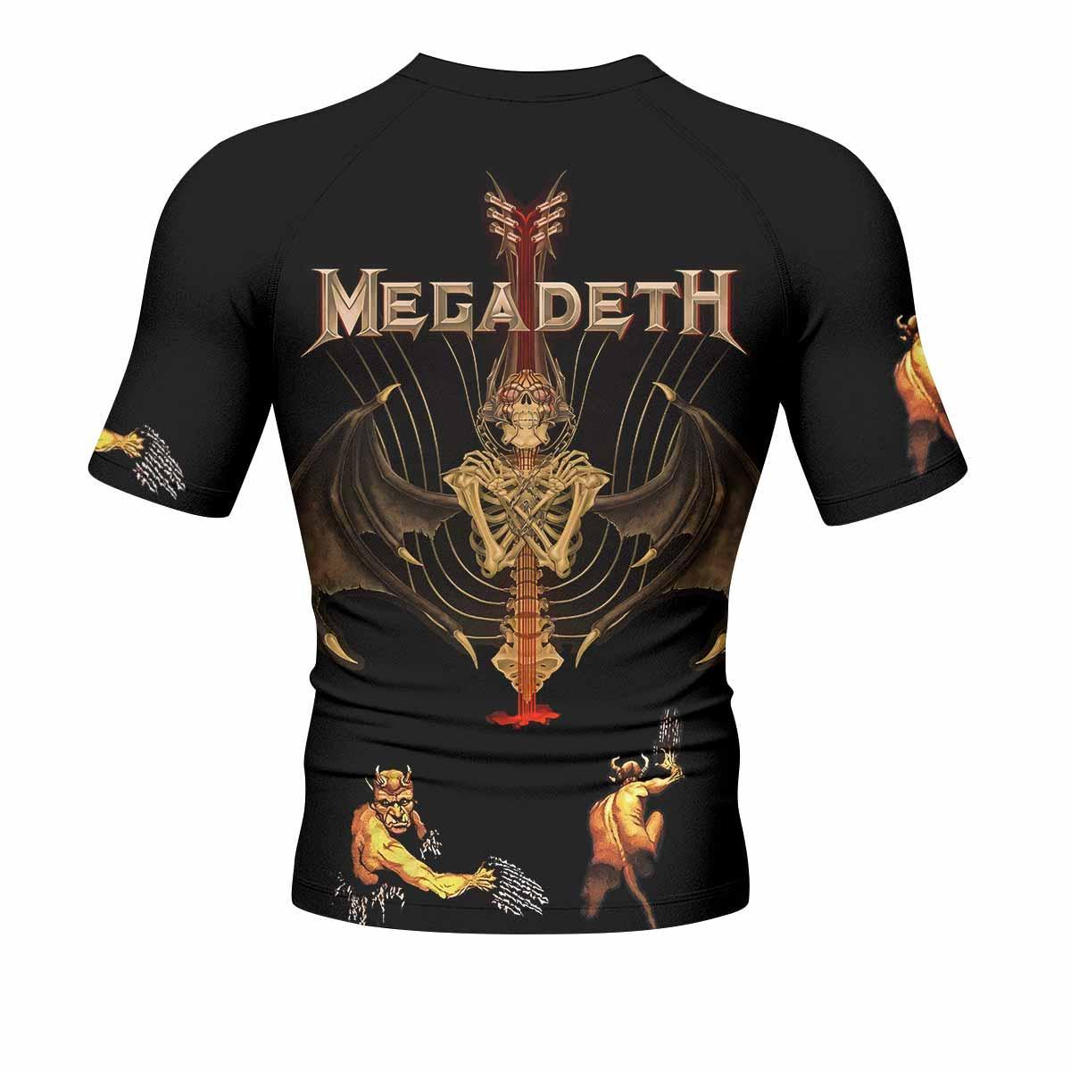 Megadeth Holy Wars 991 Wild Oats Rash Guard