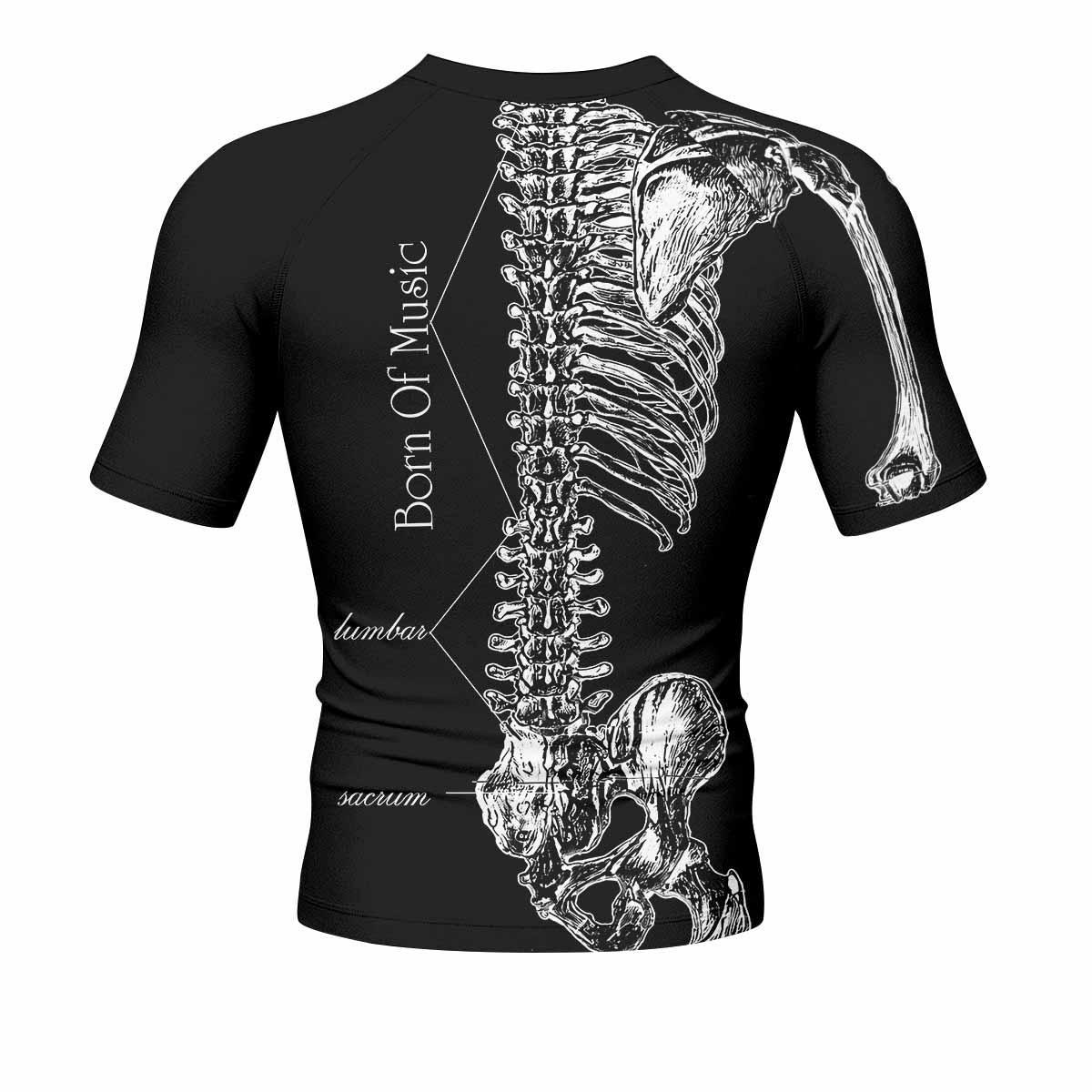 Faith In Chaos Skeleton Rash Guard