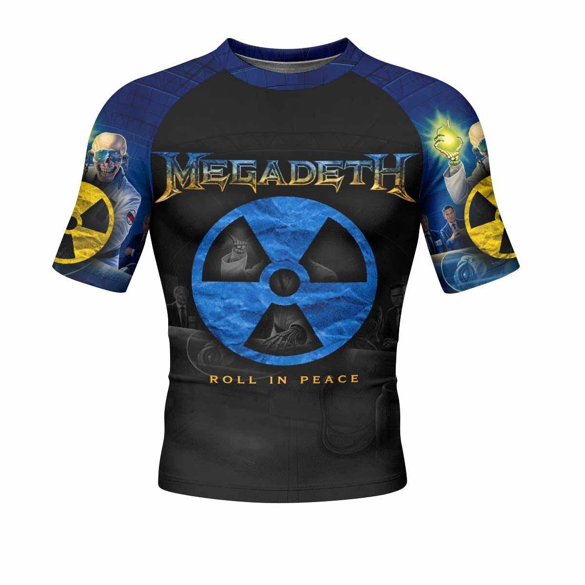 Megadeth Roll In Peace Rash Guard