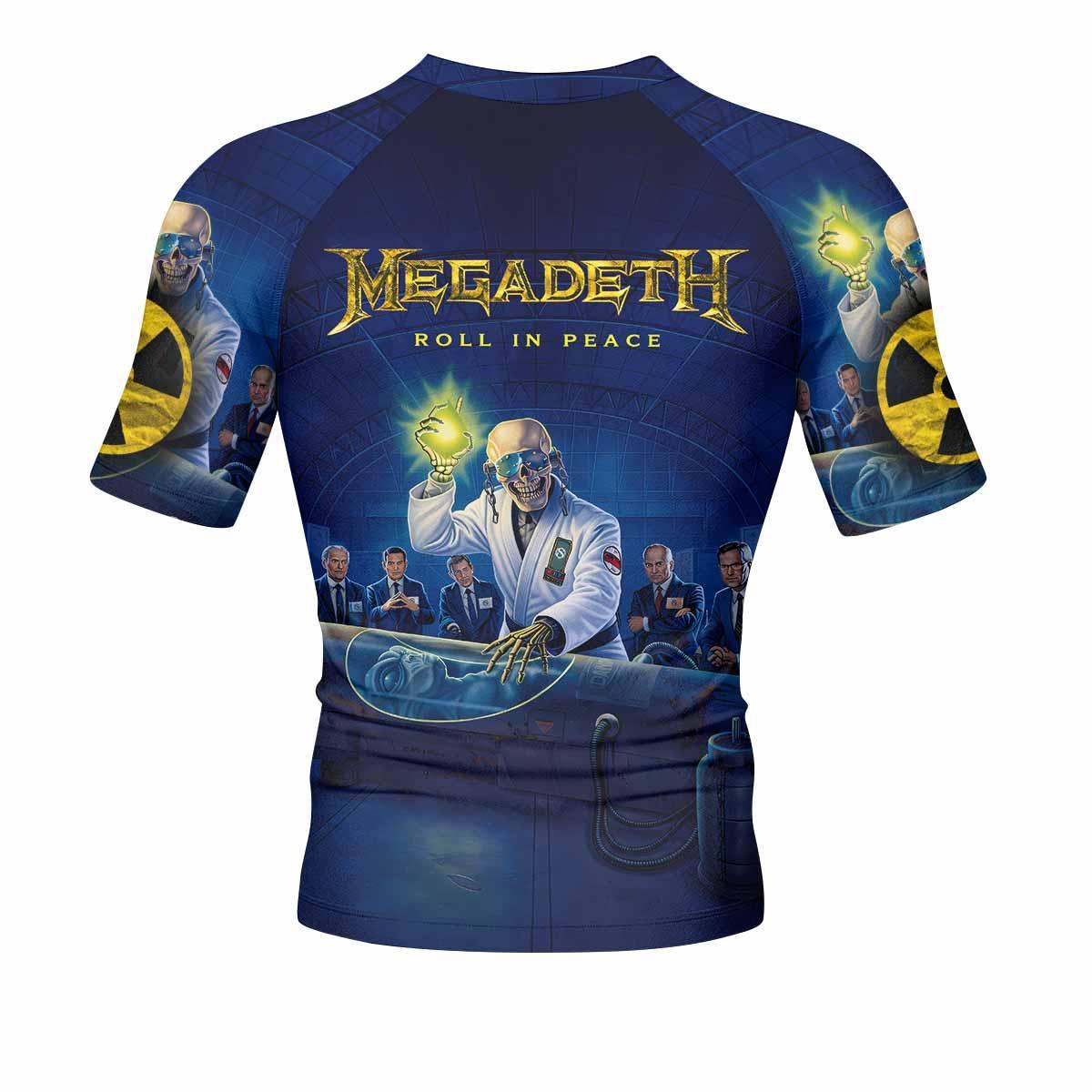 Megadeth Roll In Peace Rash Guard