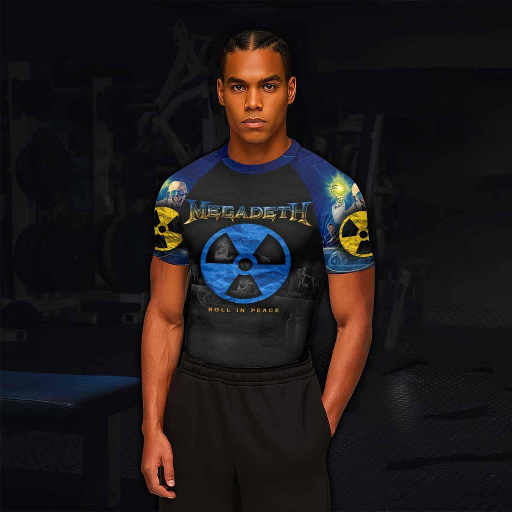 Megadeth Roll In Peace Rash Guard